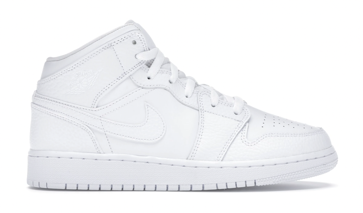 nike air jordan 1 mid all white