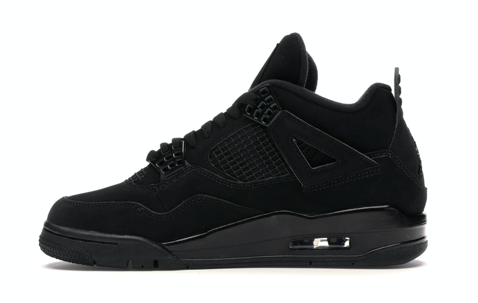 jordan 4's all black