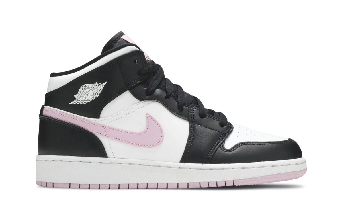 black and pink jordans womens