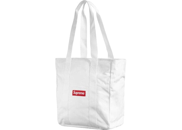 supreme canvas tote black