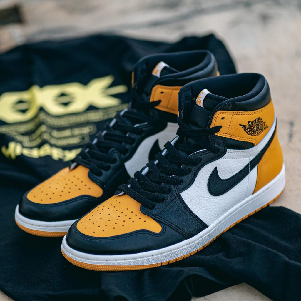 air jordan yellow toe high