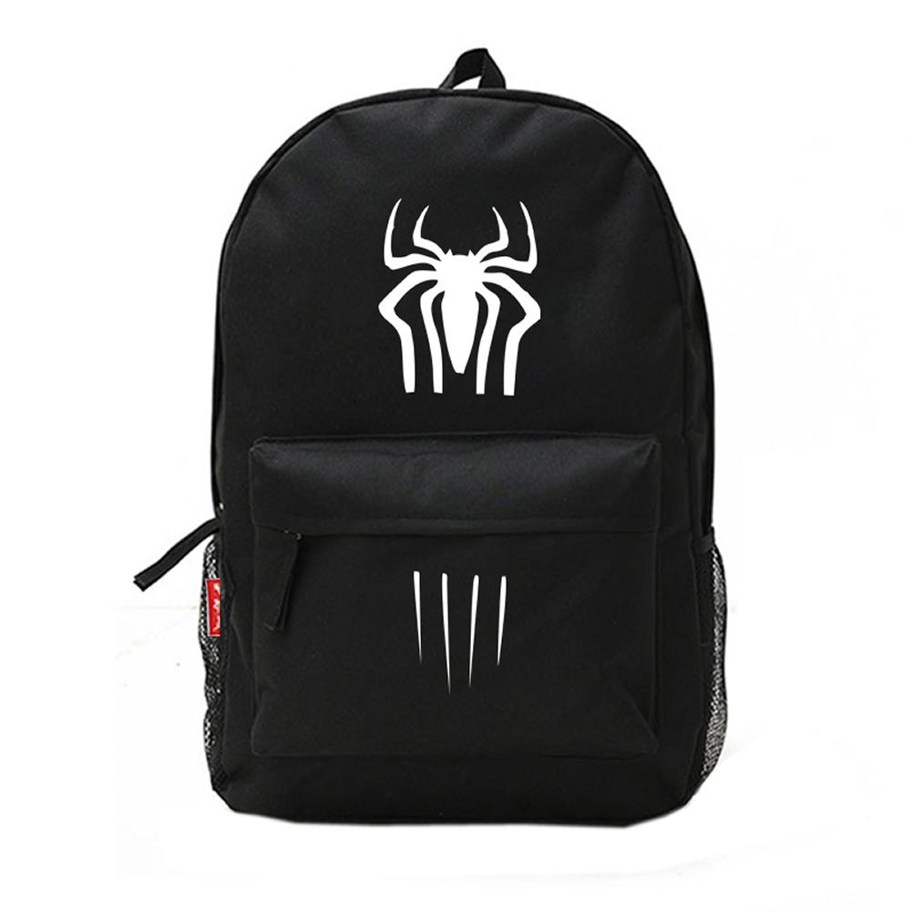 black spiderman backpack