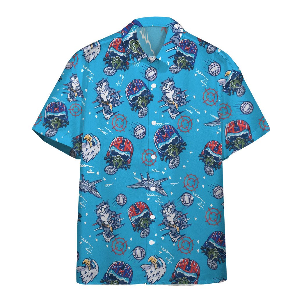 top gun hawaiian shirt