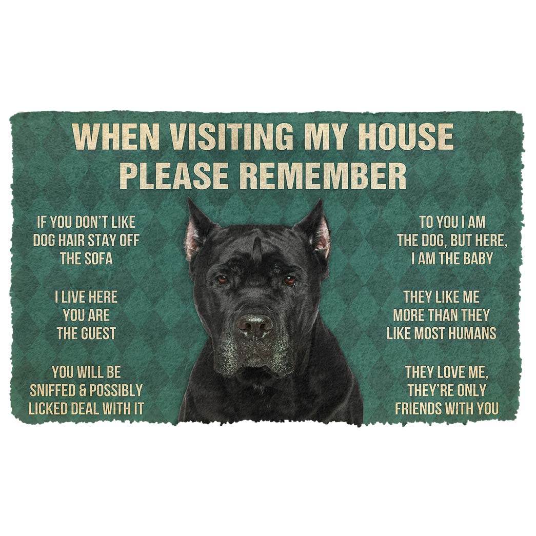 can a cane corso live in a apartment