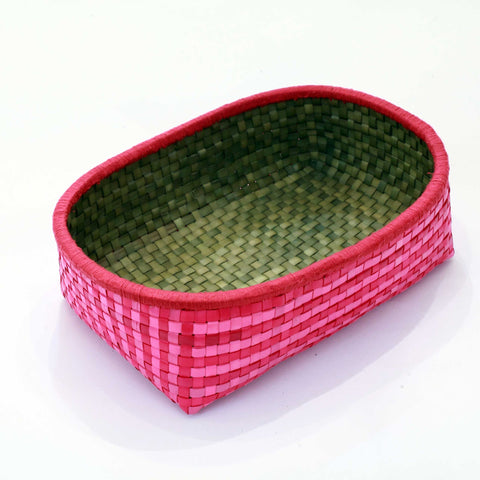 Hot pink and lime basket