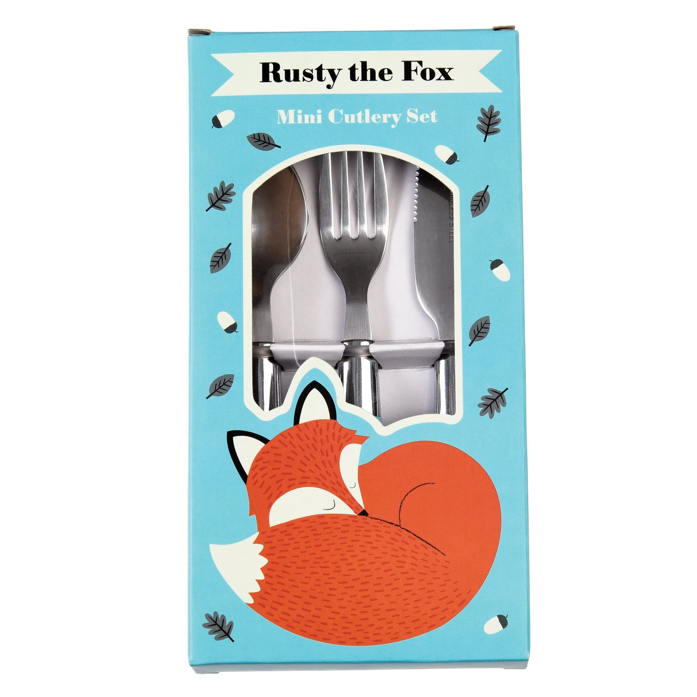 rusty the fox children"s cutlery