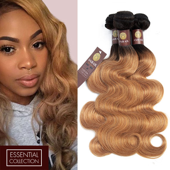 Remy Hair 3 Bundles Strawberry Blonde Body Wave Sahar Hair