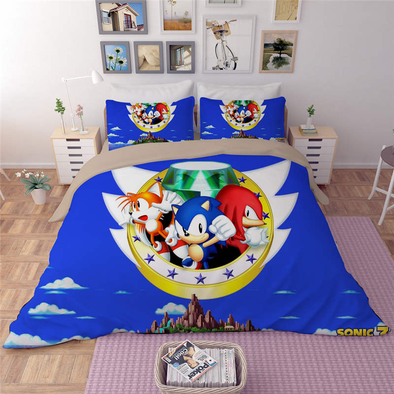 3d Custom Sonic Tails Knuckles Duver Cover Au Home Decor