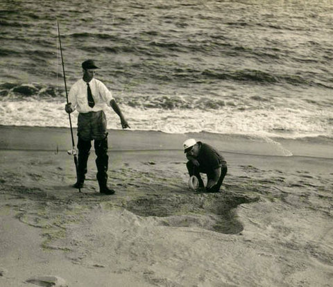 Sea monster footprints on Nantucket Island | MimsHouseBooks.com