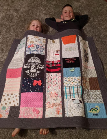 Memory Quilt with Kids