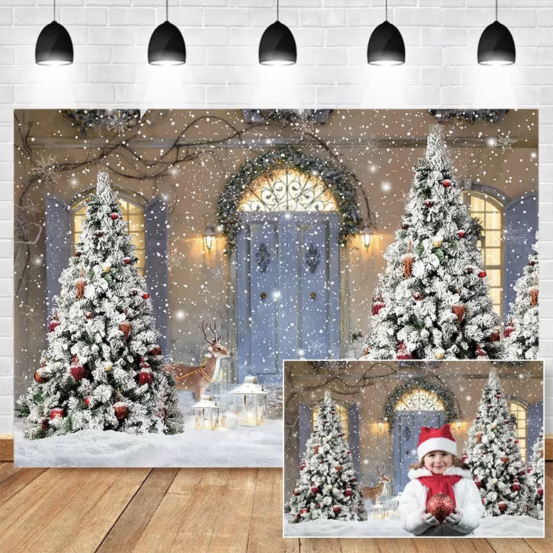 Christmas Backdrops for Photography Christmas Backdrop Snow Winter Pho