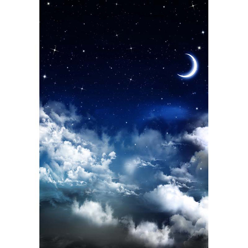 Tomaibaby Blue Spot Backdrop 59x82.6 inch Starry Sky Shining Photo Background for Party Photography Props