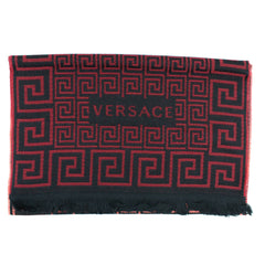 Versace Wool Scarf Red