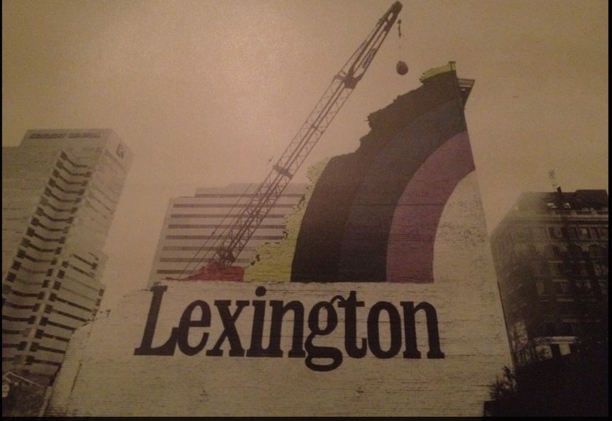 Lexington Rainbow Mural Building Razed