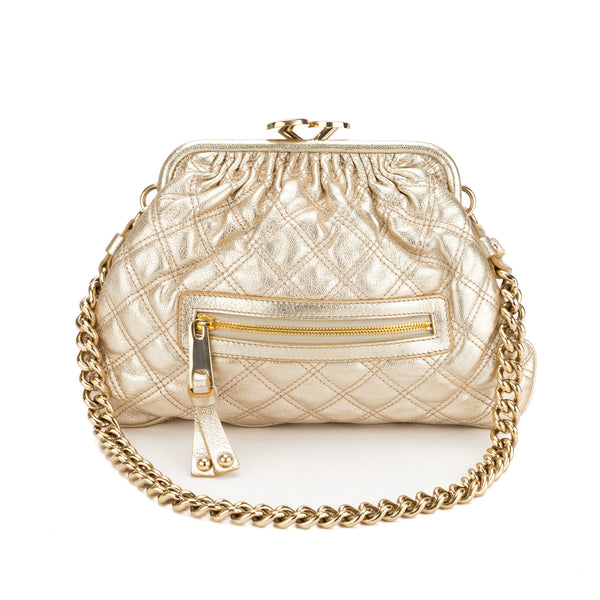 marc jacobs gold chain bag