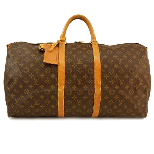 Gently Used Louis Vuitton Monogram Keepall 55 Handbag (Authentic Pre O - 102198 | LuxeDH