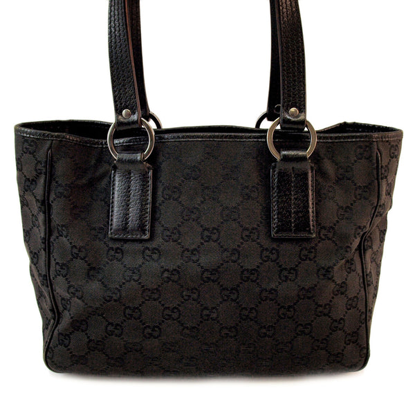 Gucci Black Tote Handbag (Authentic Pre Owned) - 102547