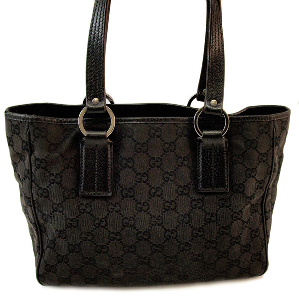 Gucci Black Tote Handbag (Authentic Pre Owned) - 102547