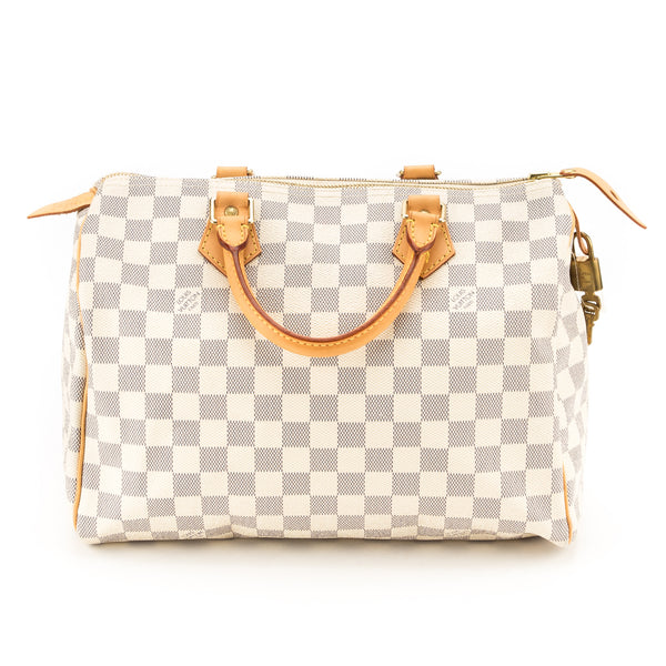 Louis Vuitton Damier Azur Speedy (Authentic Owned) – LuxeDH