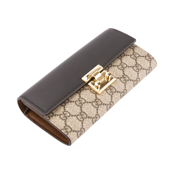 padlock wallet gucci