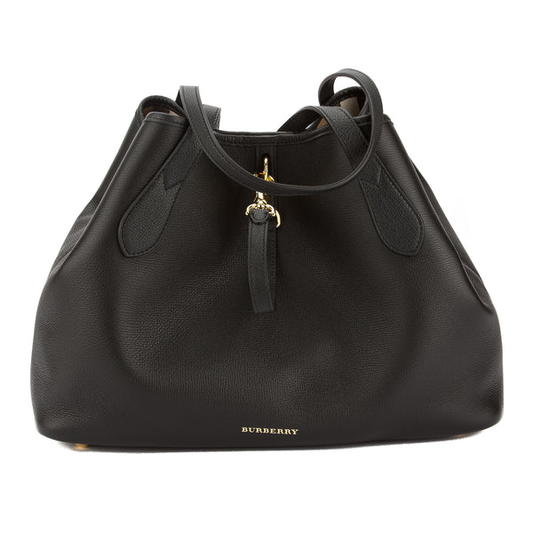 burberry black tote bag