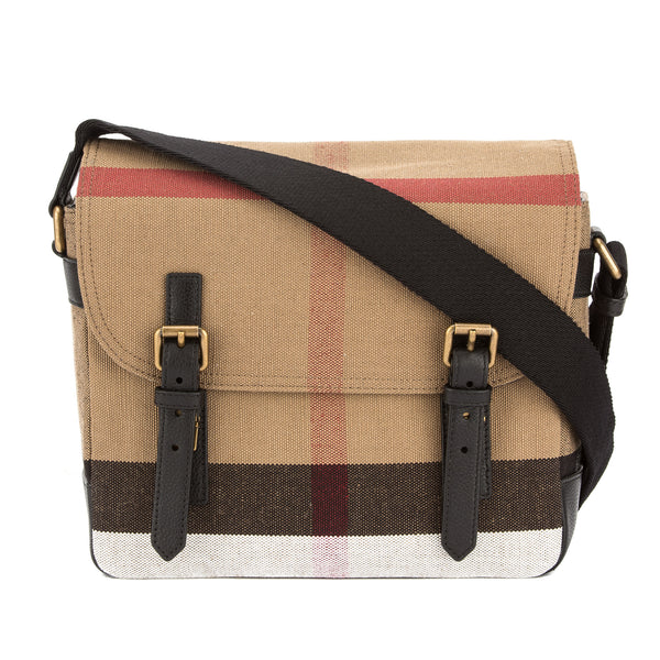 burberry canvas messenger bag