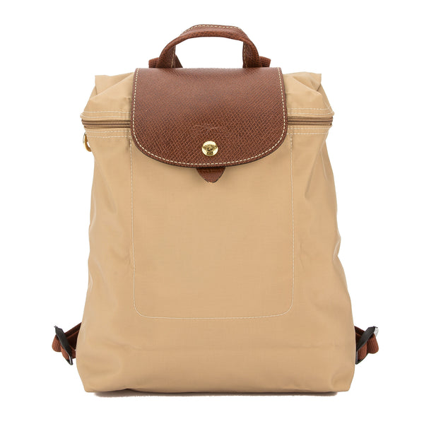 Longchamp Beige Nylon Canvas Le Pliage 