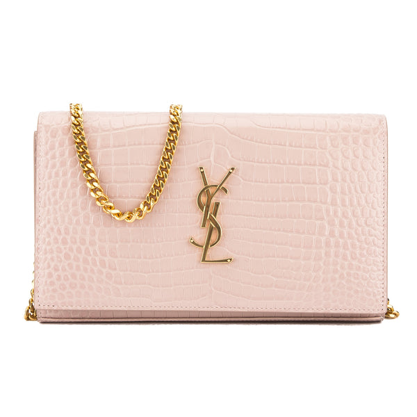 rose gold ysl bag