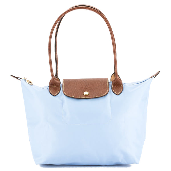 longchamp le pliage light blue