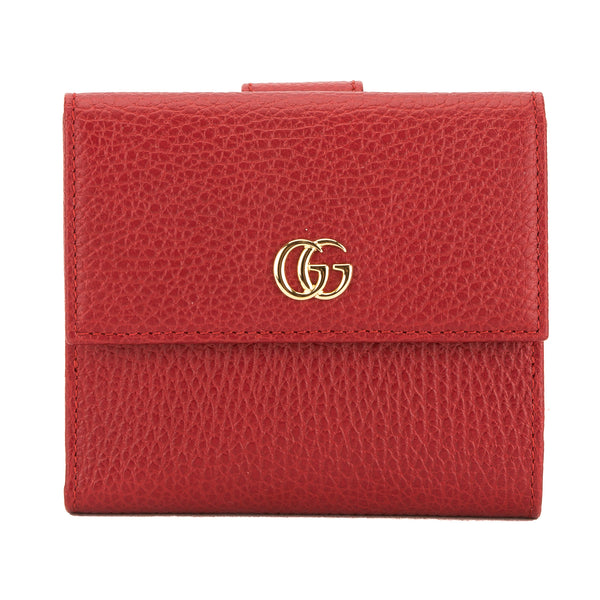 leather french flap wallet gucci