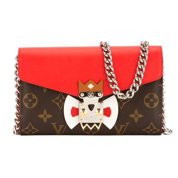 Louis Vuitton Monogram Canvas Totem Tribal Mask Chain Wallet (Pre Owne – LuxeDH