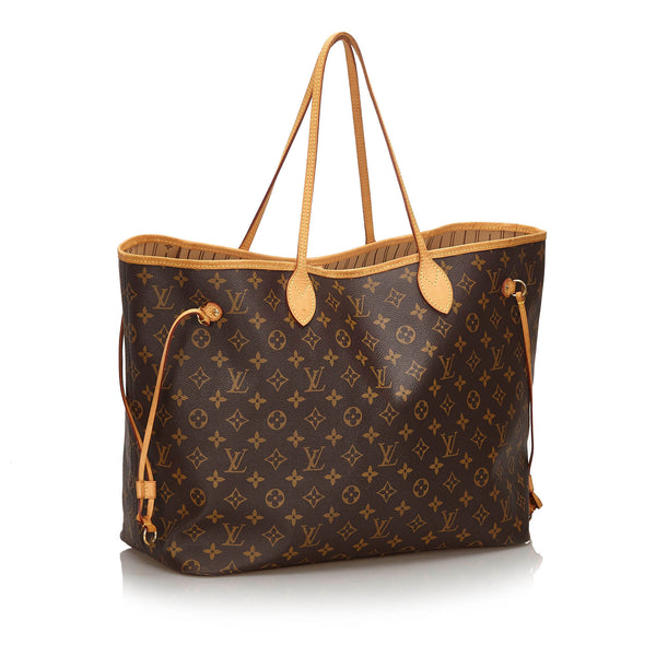 Pre-Loved Louis Vuitton Brown Monogram Canvas Neverfull GM France – LuxeDH