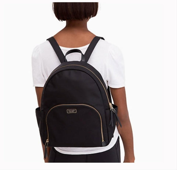 kate spade black nylon backpack