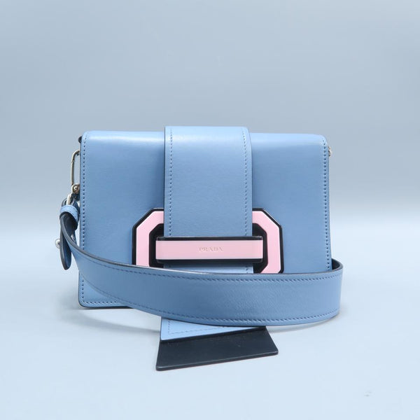 pale blue shoulder bag