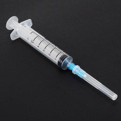 10pcs Transparent 5ml Plastic Sterile Syringes with Blunt End Tip