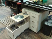 Table Saw Storage