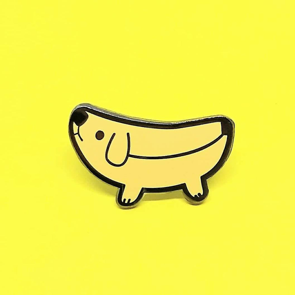 Banana Dog by Crowlines on Etsy