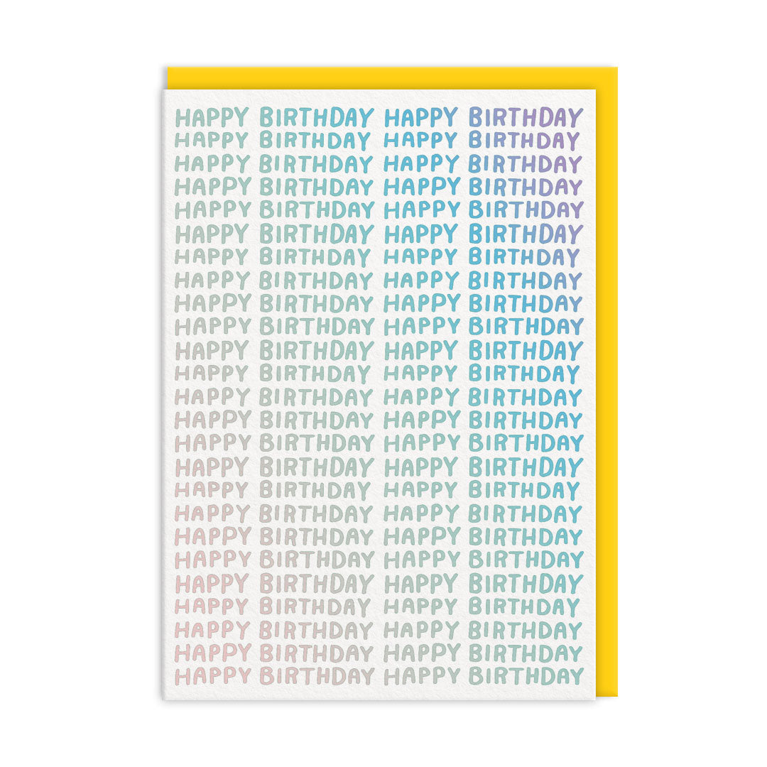On Repeat Happy Birthday Card