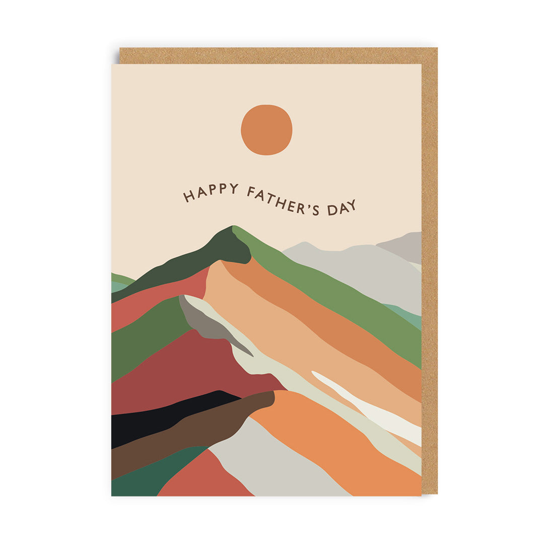 Mountains Happy Father’s Day Card