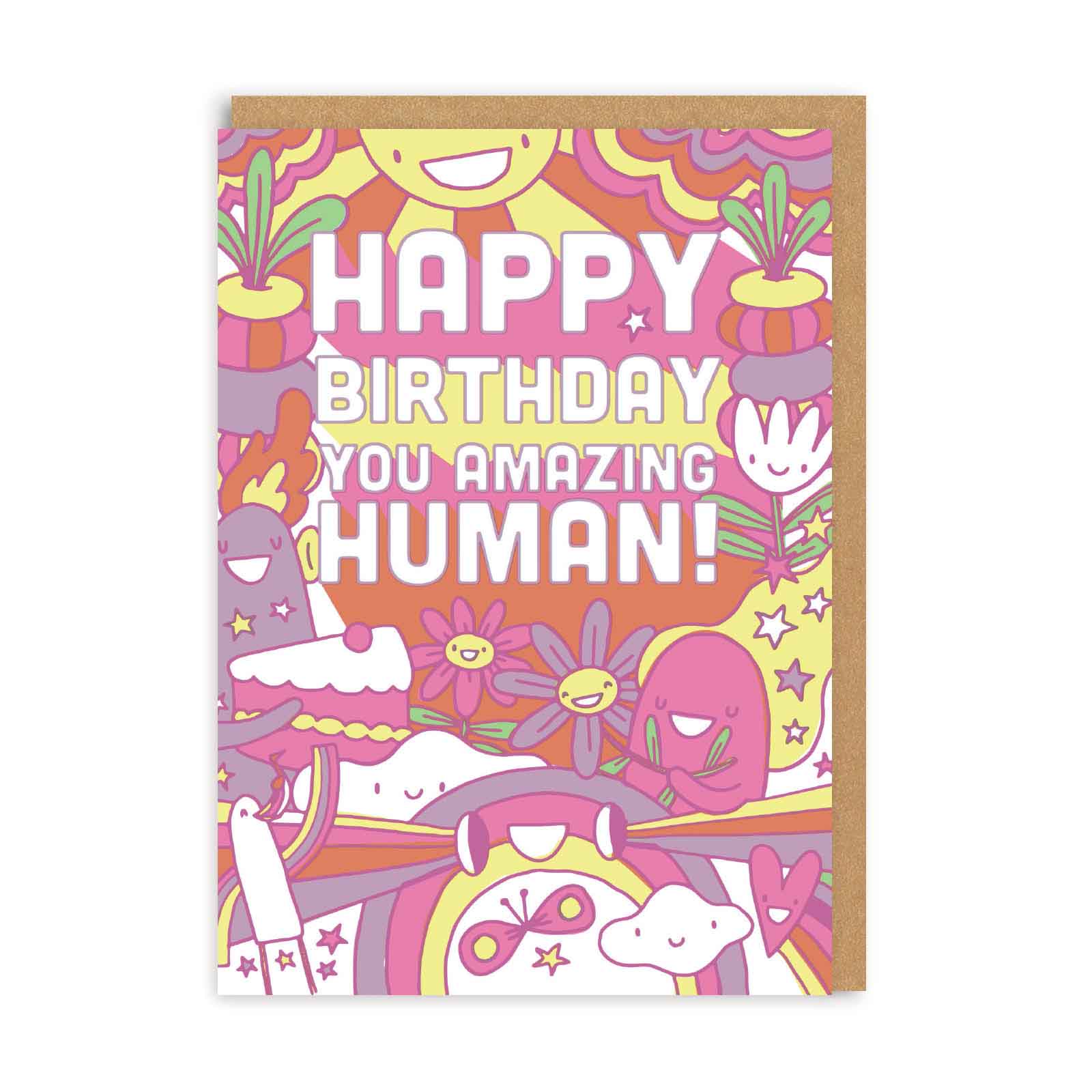You Amazing Human Birthday Card