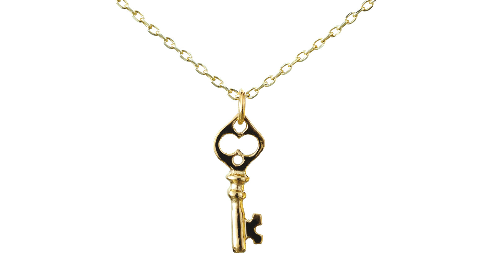 Key Necklace, Yellow Gold