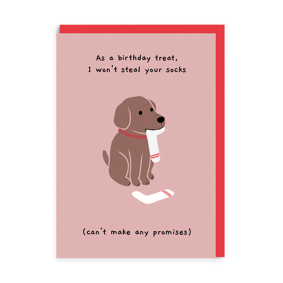 Steal Your Sock Birthday Card