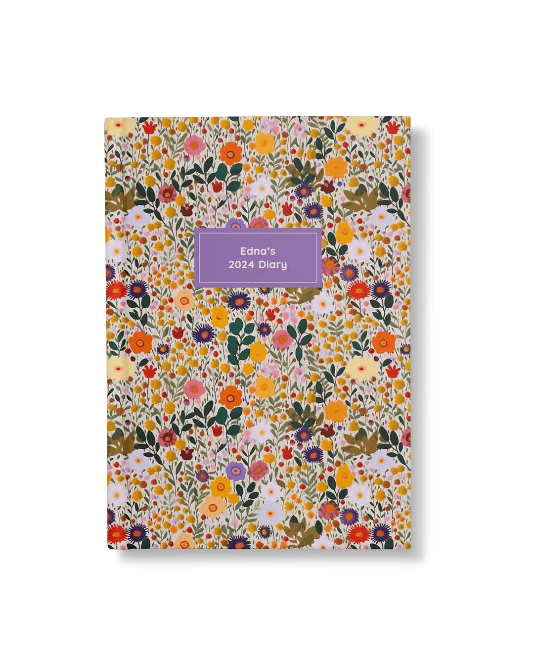 Ohh Deer Personalised Diary | A5 Hardback 2024 Planner | To Do Lists, Calendars & Goals | Daily & Monthly Views | Add Your Name | Summer Fields