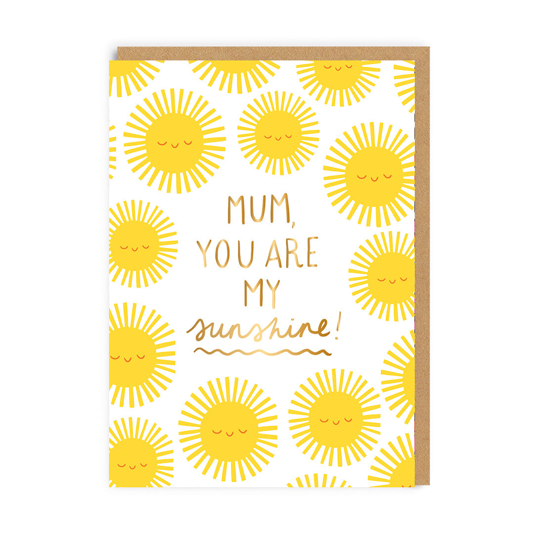 Mum You Are My Sunshine Mother’s Day Card