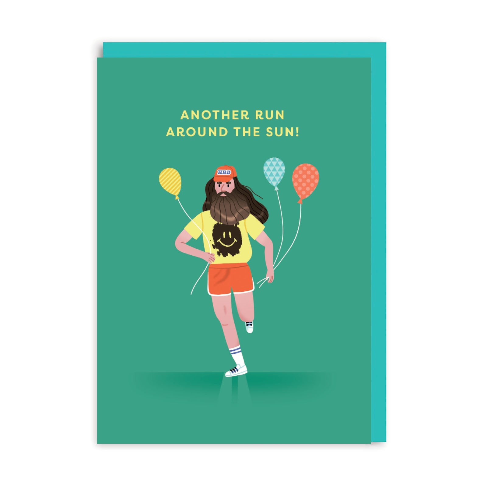 Forrest Gump Run Around The Sun Birthday Card