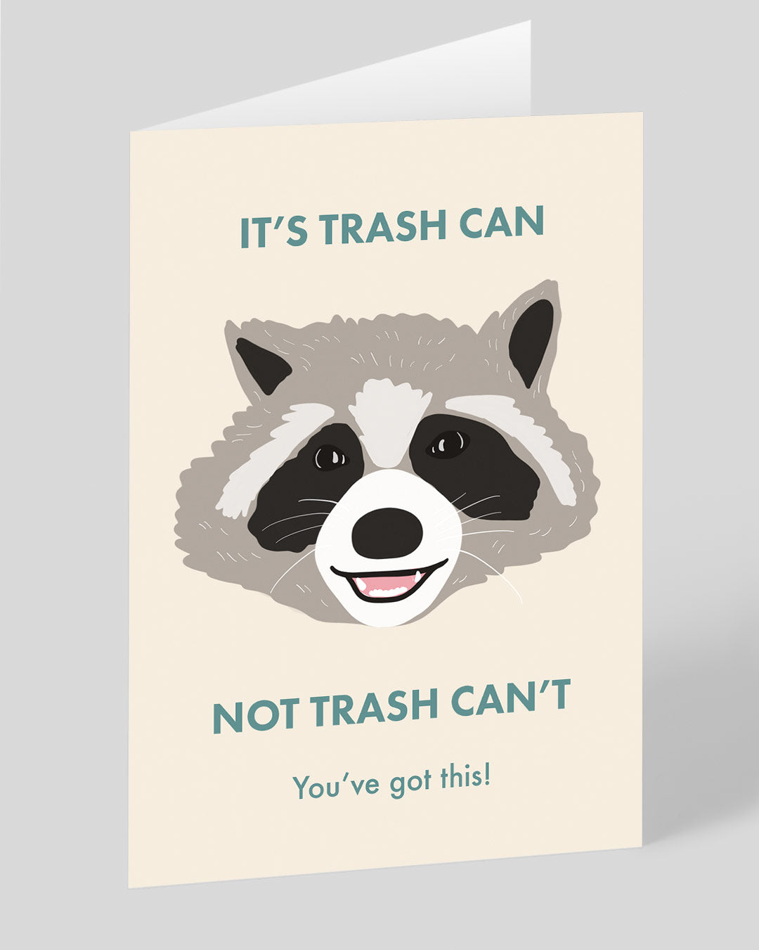 It’s Trash Can Good Luck Card