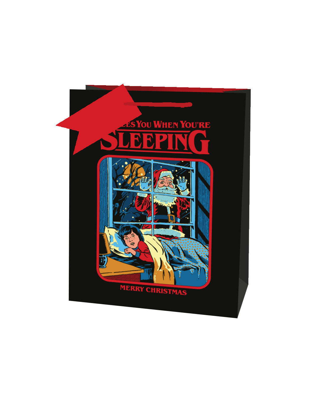 He Sees You While You’re Sleeping Large Gift Bag