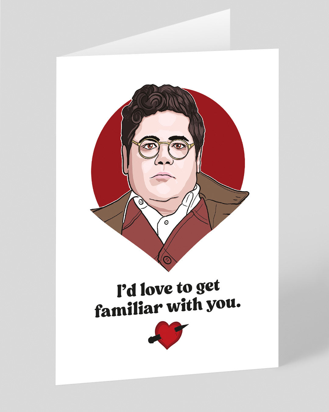 Valentine’s Day | Funny Valentines Card For What We Do In The Shadows Fans | Guillermo Get Familiar With You Greeting Card | Ohh Deer Unique Valentine’s Card for Him or Her | Made In The UK, Eco-Friendly Materials, Plastic Free Packaging