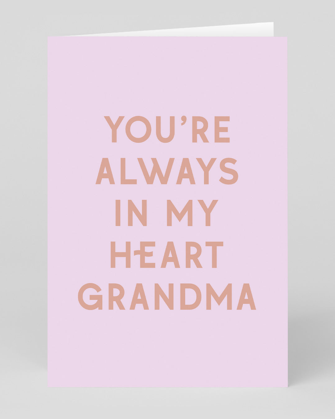 Birthday Card for Grandma Always In My Heart Grandma Greeting Card