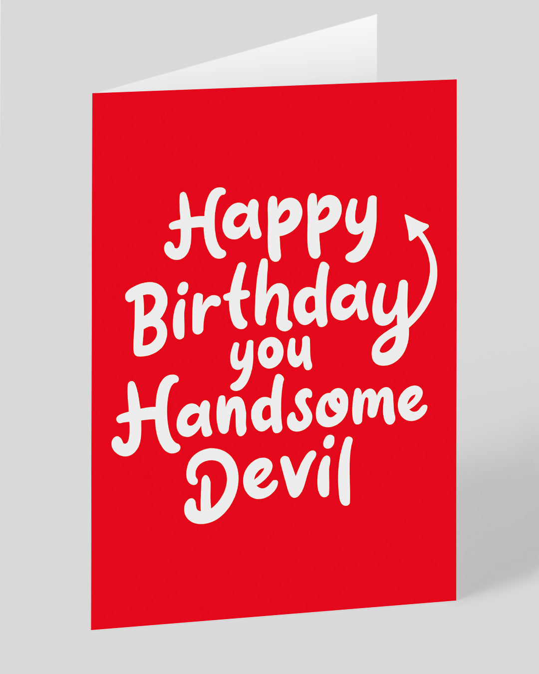 Birthday Card Handsome Devil Birthday Card
